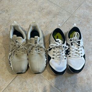 2 pairs of sneakers